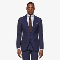 SuitSupply Washington Anzug Mittelblau