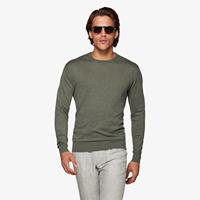SuitSupply Rundhals-pullover Army Green