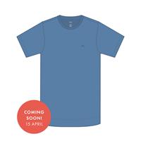 Undiemeister Â Hemels Blauw Casual T-shirt Ronde Hals Mountain Sky - Kwaliteit Heren Ondershirts  - Slim Fit