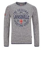 Rockabilly Clothing Lonsdale Borden Pullover