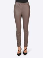 Legging in donkertaupe van Ashley Brooke