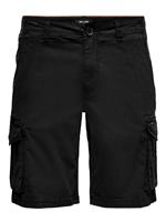 only&sons Only & Sons Männer Shorts Mike Cargo in schwarz