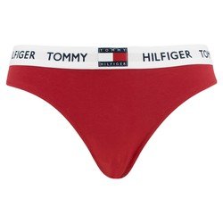 Tommy Hilfiger Underwear Slip "THONG", mit kontrastfarbenem Bund & Tommy Hilfiger Logo-Badge
