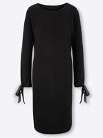 Tricot jurk in zwart van Linea Tesini