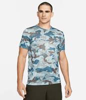 Nike Training Camo All Over Print T-Shirt Herren, Ocean Cube