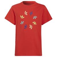 adidasoriginals adidas T-Shirt Adicolor - Rot Kinder
