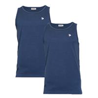 Donnay Donnay Heren - 2-Pack - Singlet James - Donkerblauw