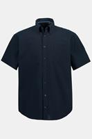 jp1880 seersucker overhemd, grote maten, , heren, blauw, 
