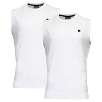 Donnay Donnay Heren - 2-Pack - Mouwloos T-shirt Stan - Wit