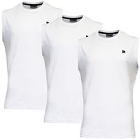 Donnay Donnay Heren - 3-Pack - Mouwloos T-shirt Stan - Wit