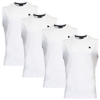 Donnay Donnay Heren - 4-Pack - Mouwloos T-shirt Stan - Wit