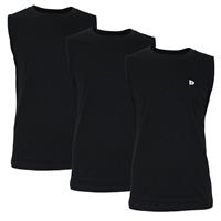 Donnay Donnay Heren - 3-Pack - Mouwloos T-shirt Stan - Zwart