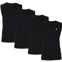 Donnay Donnay Heren - 4-Pack - Mouwloos T-shirt Stan - Zwart