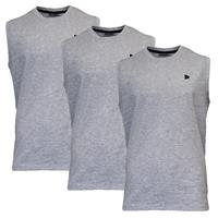 Donnay Donnay Heren - 3-Pack - Mouwloos T-shirt Stan - Lichtgrijs gemêleerd