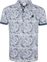 Blue Industry M25 Polo Paisley Blauw