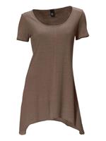 Lang shirt in bruin van Linea Tesini