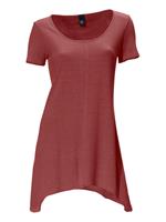Lang shirt in rood van Linea Tesini