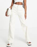 Misslisibell x NA-KD Jeans mit Swirl-Detail - Multicolor