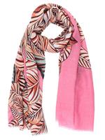 Fashionize Sjaal Leafs Pink