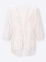 Lange blouse in ecru van Linea Tesini