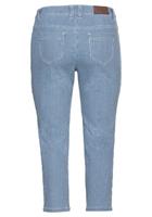 Sheego Stretch-Jeans in 7/8 Länge, mit Allover-Streifen