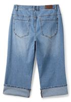 Sheego 3/4-Jeans mit weiter Beinform im Dad-Stil