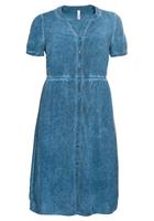 Sheego Blusenkleid aus Viskose, in Oil-dyed-Waschung