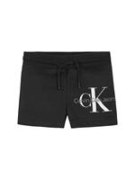Calvin Klein REFLECTIVE MONOGRAM SHORTS - Shorts - weiblich schwarz 