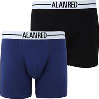 Alan Red Boxer Donkerblauw 2Pack