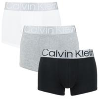 calvinklein Calvin Klein Reconsidered Cotton 3Pck Schwarz / Weiss / Grau Herren Trunks
