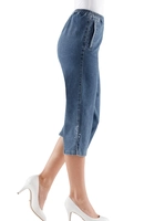 Your Look... for less! Dames Capri-jeans blue-stonewashed Größe
