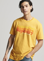 Superdry T-shirt Vintage Cali Stripe Tee Pigment Yellow  