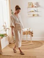 VERTBAUDET 2-delige set homewear voor tijdens de zwangerschap en borstvoeding beige