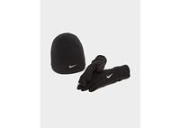 Nike Fleece Muts en Handschoenen Set Kids Zwart Zilver