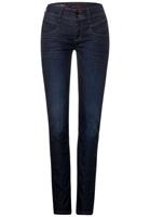 STREET ONE Comfort-fit-Jeans, in dunkelblauer Waschung