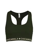 Muchachomalo Girls 1-pack racer back solid killerp