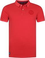 Superdry Classic Polo Pique Logo Rood
