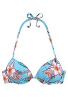 Lascana Push-Up-Bikini-Top »Malia«, mit tropischem Print