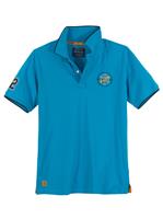 redfield Poloshirt »Große Größen Poloshirt sportiv türkisblau Redfield«