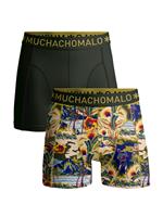 Muchachomalo Boys 2-pack shorts baretta blue hawai