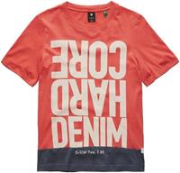 G-Star Raw T-Shirt »T-Shirt HCD color block r t« mit Grafikdruck vorne auf der Brust