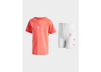 Adidas Originals Girls' Repeat Trefoil T-Shirt/Shorts Set Infant