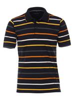 CASAMODA Poloshirt »923877700« Normale Passform, 100 % Baumwolle, Modernes Streifenmuster
