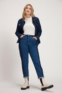 Ulla Popken Regular-fit-Jeans »Mom-Jeans weit High Waist Längsnaht Denim-Mix«