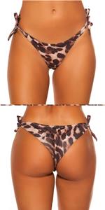 Cosmoda Collection Mix it!!! sexy bikini slip om te binden luipaard