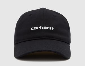Carhartt WIP Canvas Script Cap, Black
