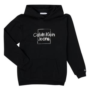 Calvin Klein Jeans  Kinder-Sweatshirt METALLIC BOX LOGO RELAXED HOODIE