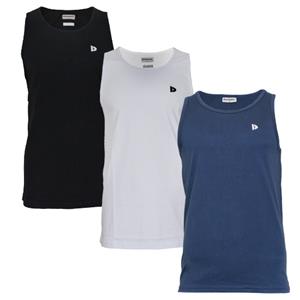 Donnay Donnay Heren - 3-Pack - Singlet James - Zwart/Wit/Navy