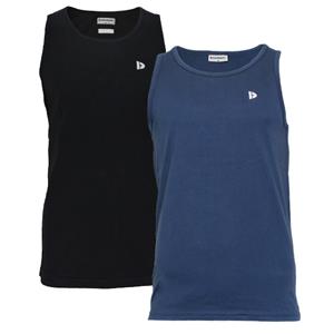 Donnay Donnay Heren - 2-Pack - Singlet James - Zwart & Navy