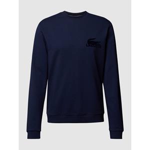 Lacoste Herren-Sweatshirt aus Baumwoll-Fleece - Navy Blau 